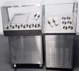 Fried Ice Cream Display Machines