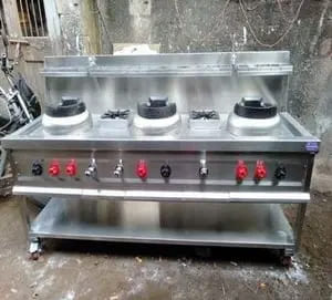 Three+Two Chinese Gas Range With Us